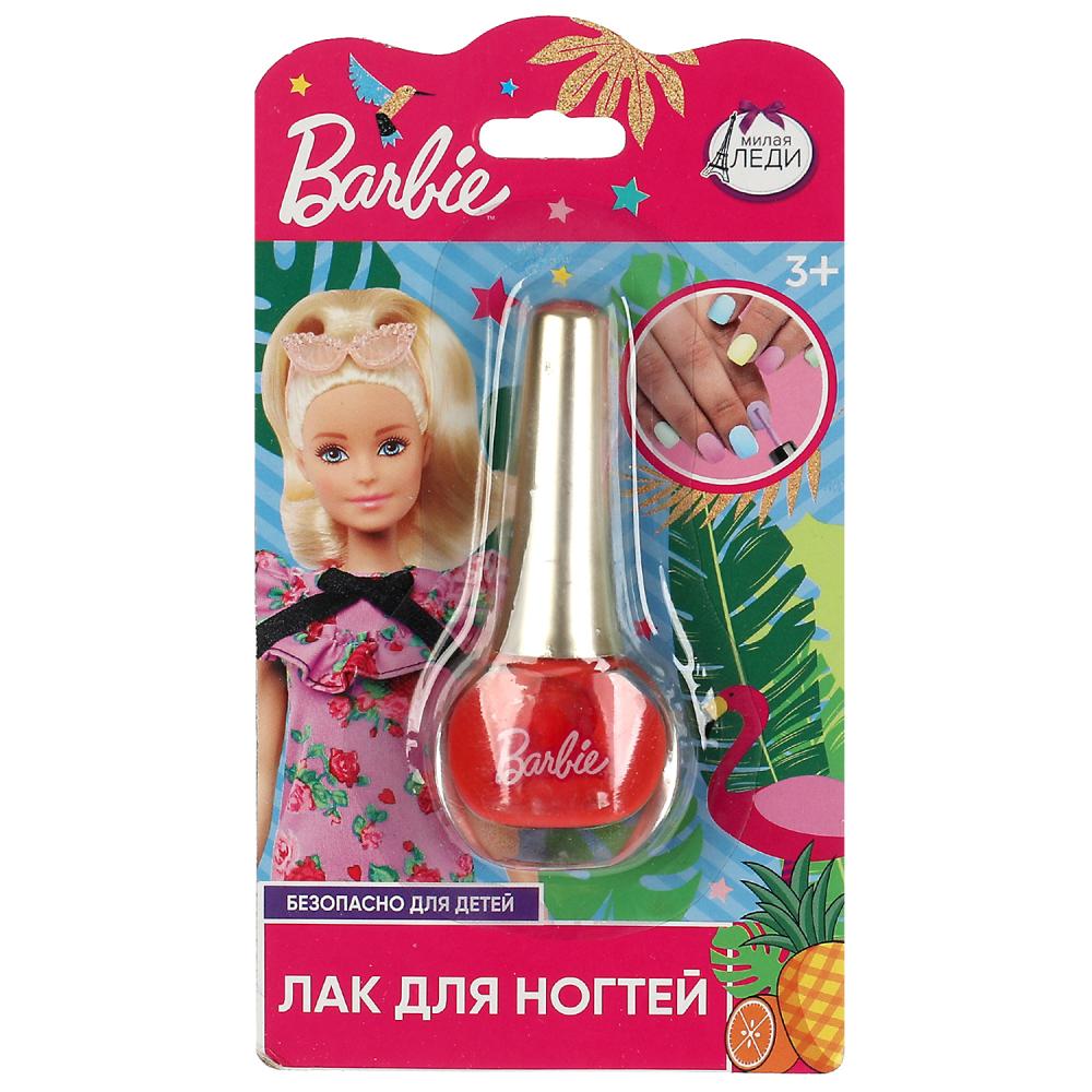 Косметика для девочек Барби лак для ногтей, красный Милая леди 75954-BAR