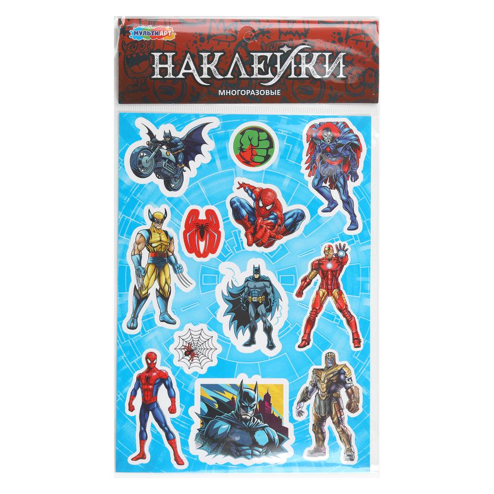 Наклейки бумажные, А5 "Супергерой" MultiArt STICK-128121