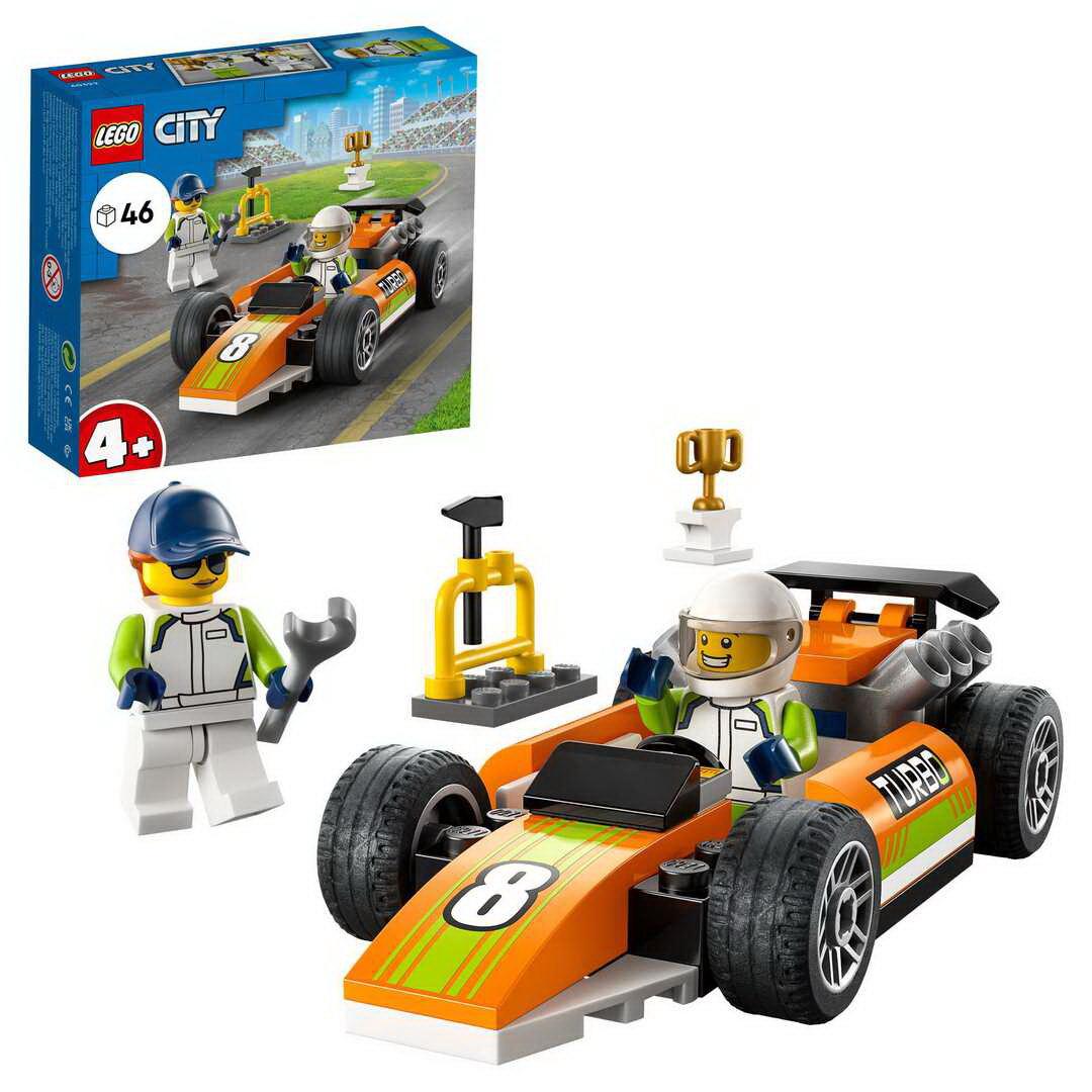Конструктор LEGO CITY Great Vehicles Гоночный автомобиль 60322-L