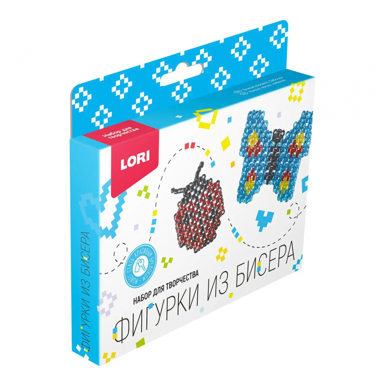 LORI Фигурки из бисера Божья коровка бабочка Бис-099