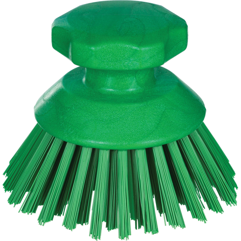 Щетка Haccper круглая средней жесткости 84x120 мм зеленая 1924925 864331G