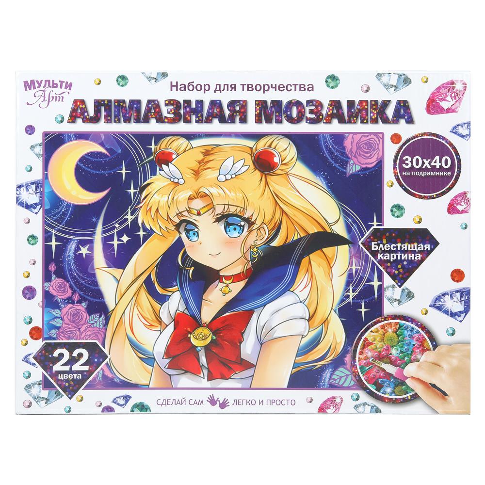 Алмазная мозаика 30х40 см Сейлор мун МУЛЬТИ АРТ AM30X40-131153