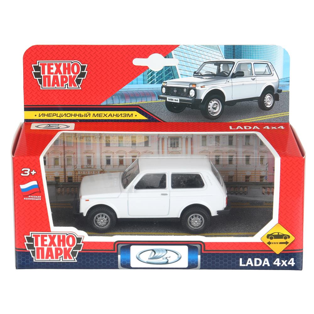 Машина металлическая Лада 4x4, 10 см, белый Технопарк LADA4X4-11-WH