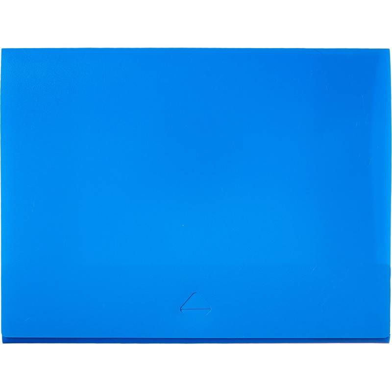 Папка-короб на клапане Attache A4 10 мм пластиковая до 100 л синяя (толщина обложки 0.5 мм) 1044995
