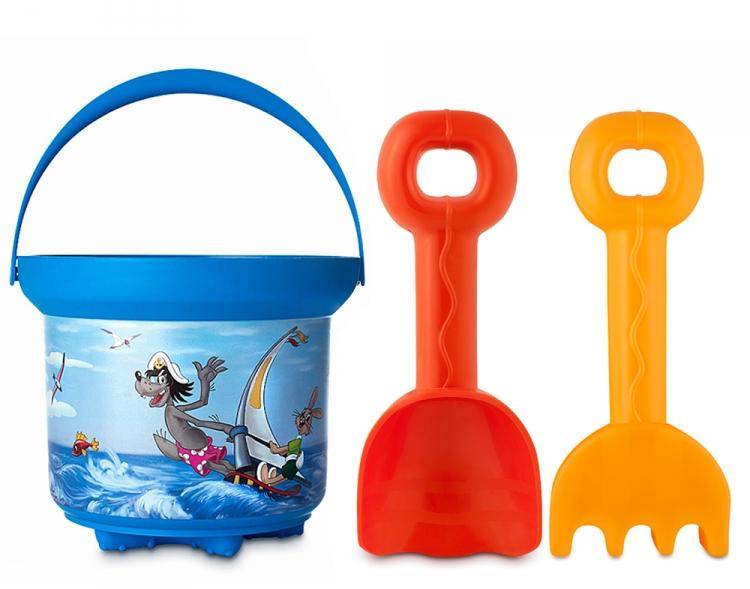 Игровой набор для песка "Ну погоди. Морская прогулка" Союзмультфильм Росигрушка 1062