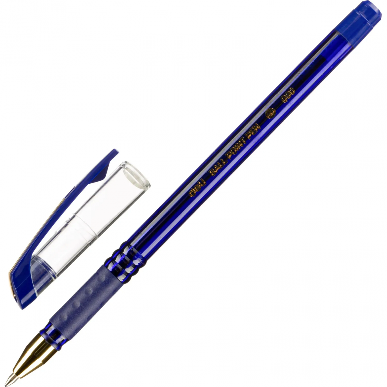 Ручка шарик. неавтомат. Deli EQ90,пулевидн.нак,0.7мм,пониж.вязк,син 2307976