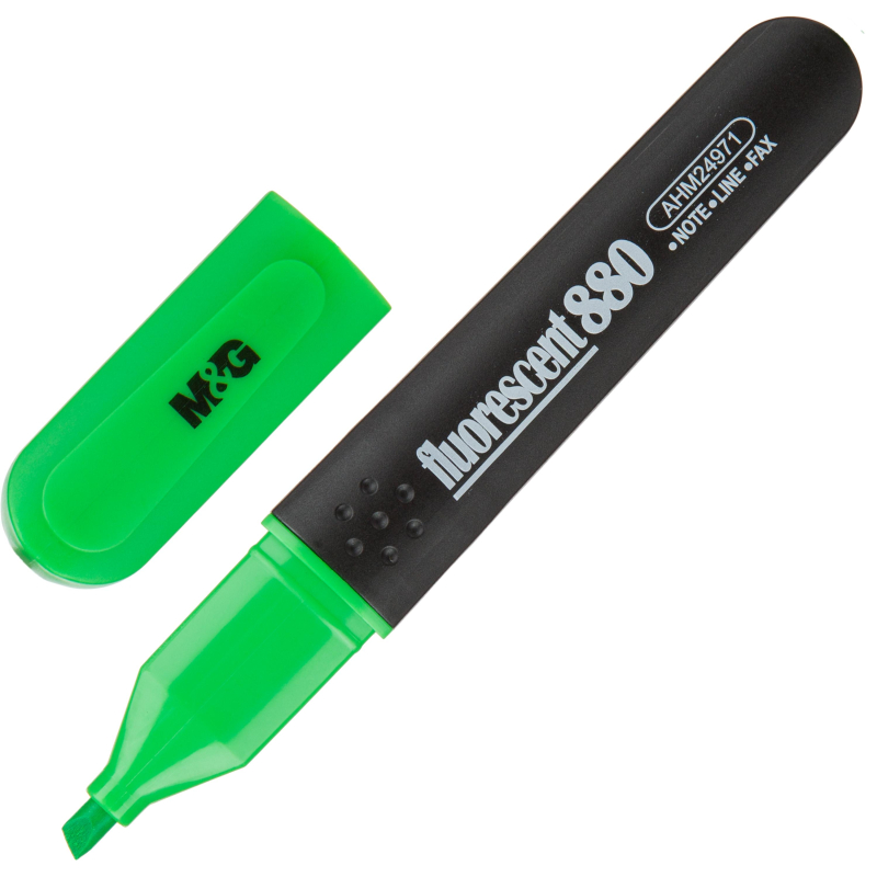 Маркер текстовыделитель M&G, ароматизированный, толщина линии 3мм, зеленый 1784461 AHM24974660100H