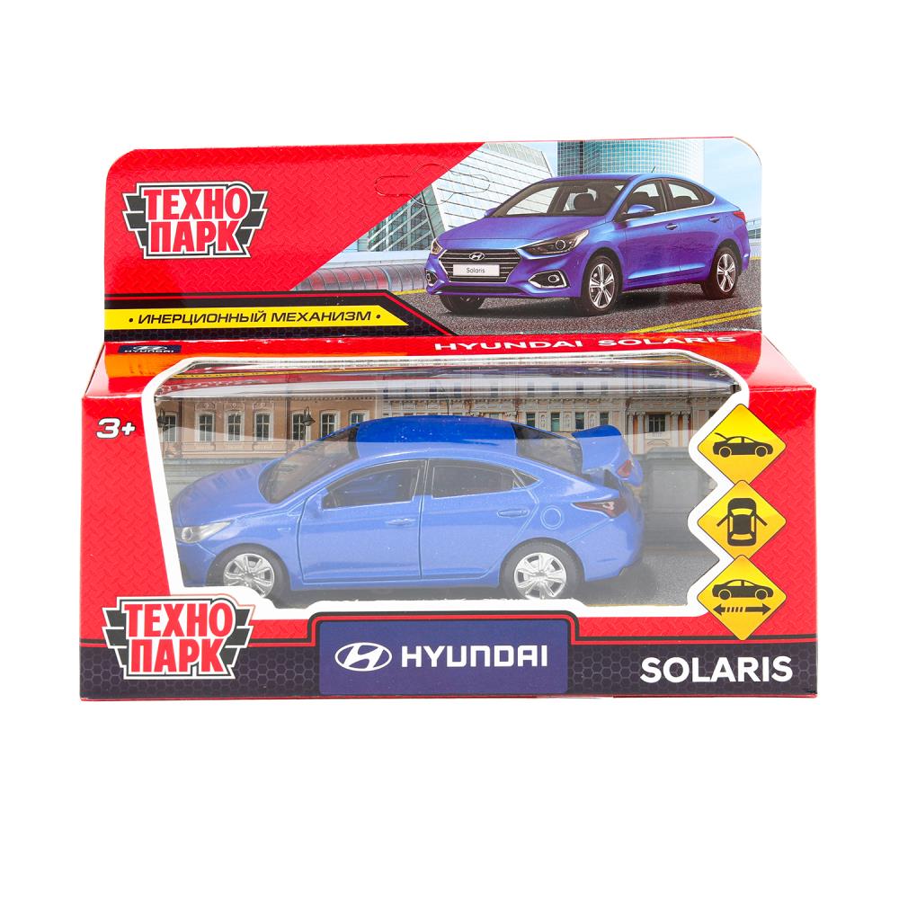 Машина металлическая Хюндай Солярис, 12 см. синий, Технопарк SOLARIS2-12-BU (72)