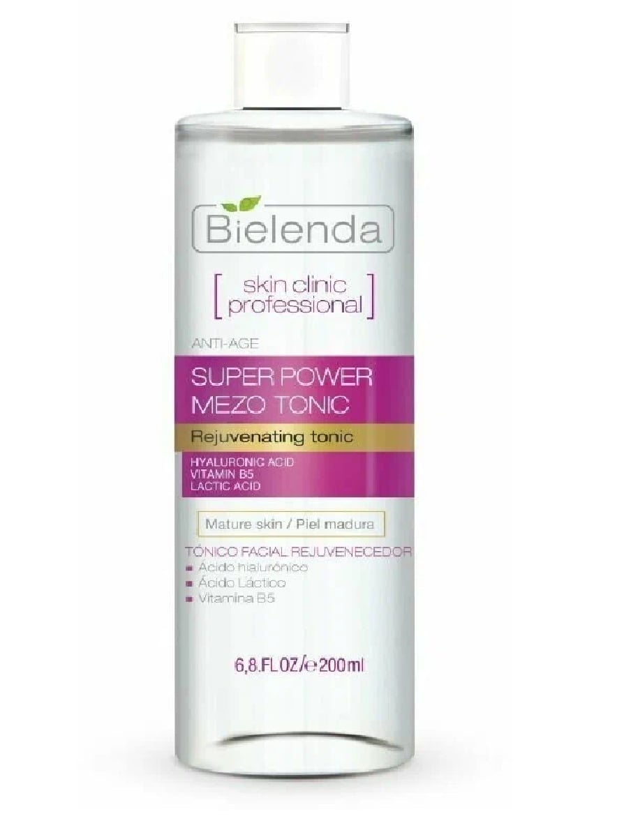 BIELENDA SKIN CLINIC PROFESSIONAL Тоник для лица активно омолаживающий 200мл 5902169018238