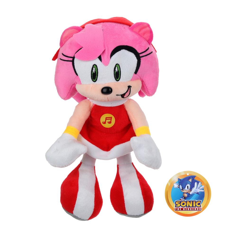 Игрушка мягкая герой мультфильма, 20 см. розовый, звук Добрые игрушки M124207S-20S