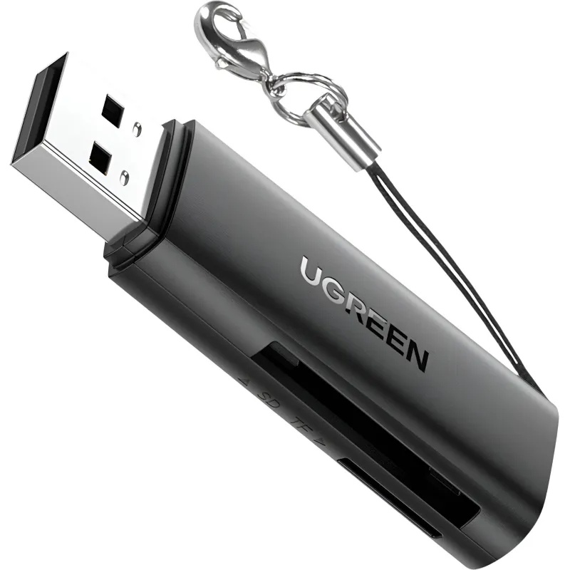 Картридер Ugreen CM264 USB-A 3.0 для карт памяти TF / SD (60722) 1918264