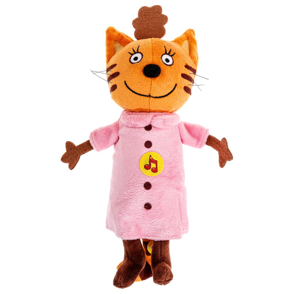 Игрушка мягкая Три Кота мама кошка, 18 см, муз. чип, Мульти-пульти V92560/18 (24)