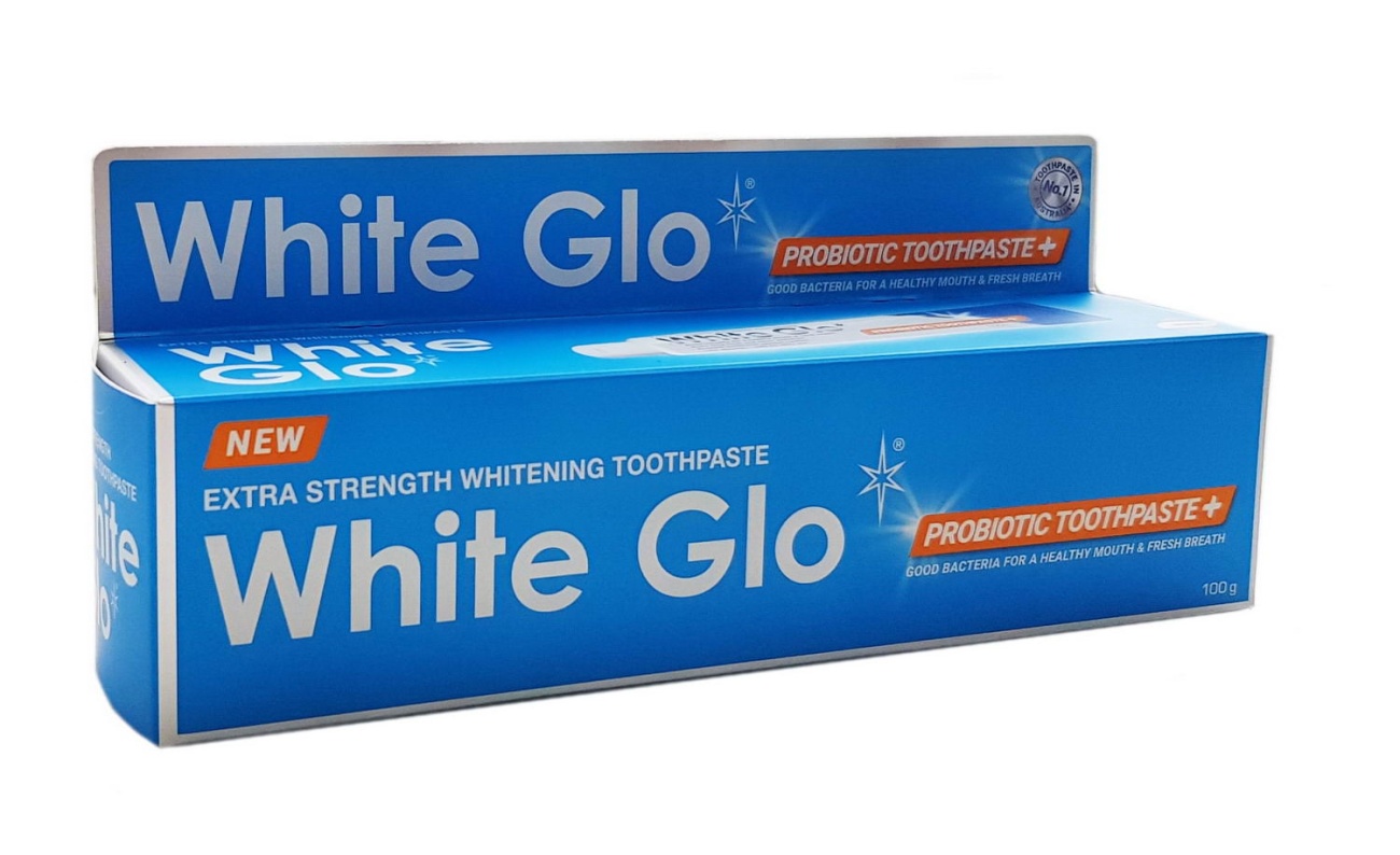 Зубная паста White Glo отбеливающая с пробиотиками 100мл. W8177-НТМ