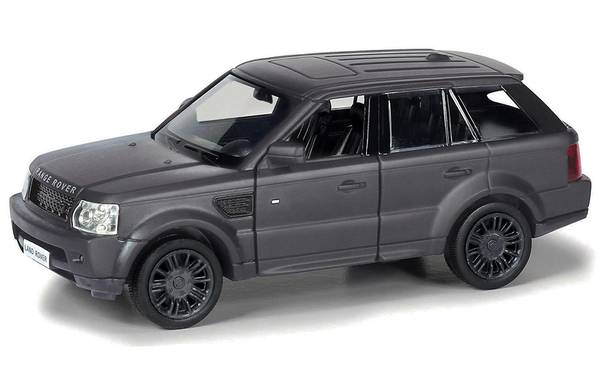 1:32 Range Rover Sport, инерционная черная машинка (металл), 16 см Uni Fortune 554007M