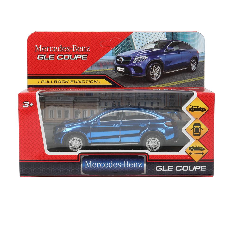Машина металлическая, Мерседес-Бенц (Gle Coupe) 12 см. синий хром Технопарк GLE-COUPE-BUCH
