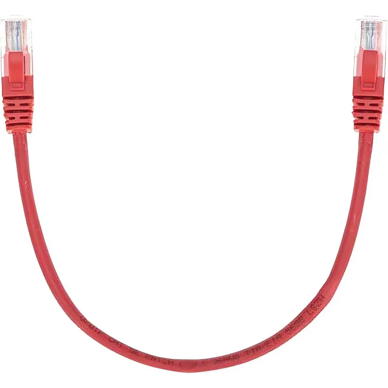 Патч-корд REXANT U/UTP, CAT 5e, 26AWG, LSZH, красный, 0,3м (02-0103-03) 2176072