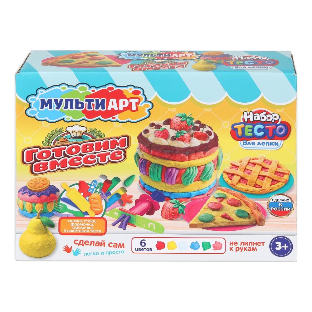 Набор для лепки "Готовим вместе", 24 см. MultiArt PDSET-MA120041-WOT