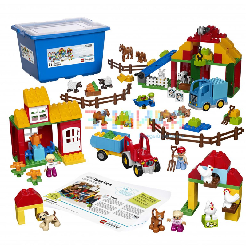 Набор Lego Большая ферма DUPLO 45007 1853828