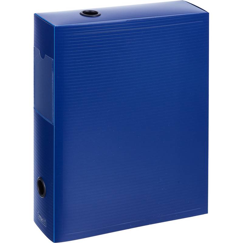 Короб архивный Attache пластик синий 245x70x330 мм 367908