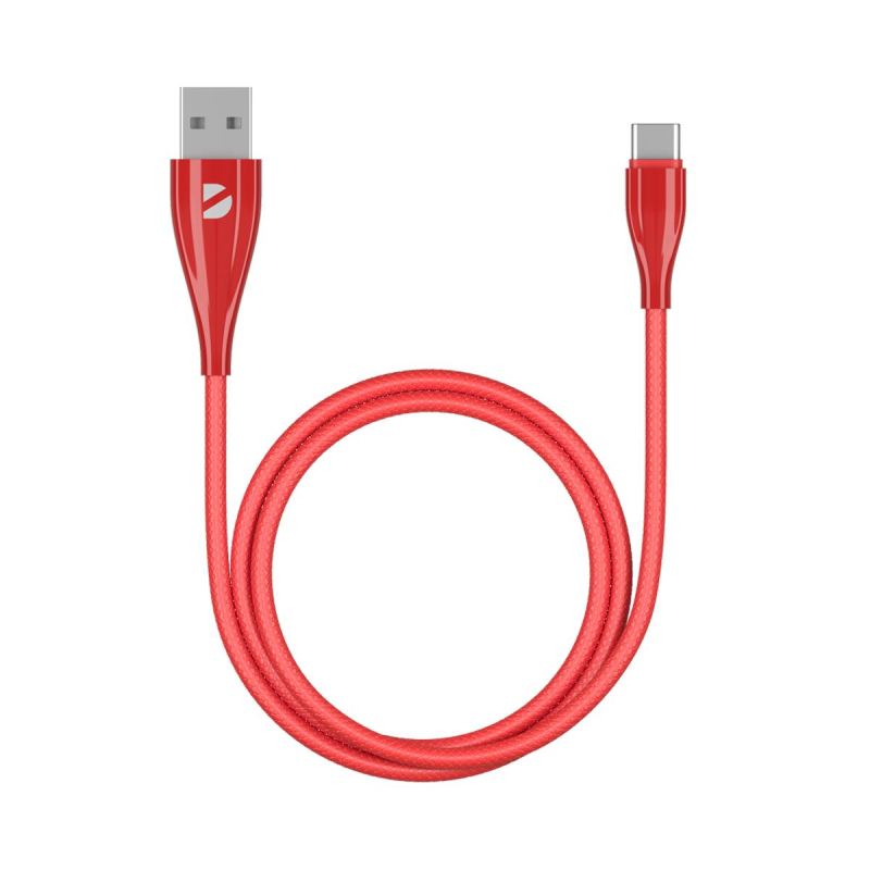 Кабель Deppa Ceramic USB - USB-C, 1м, красный 1665480 72290