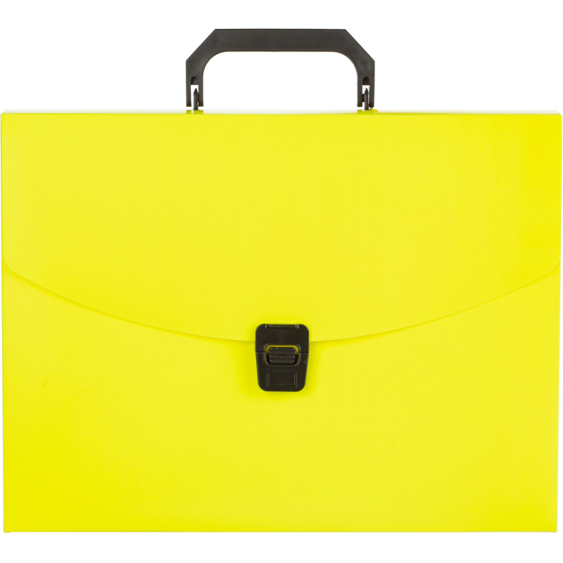 Папка-портфель 1 отделение Attache Neon желтый 1547492