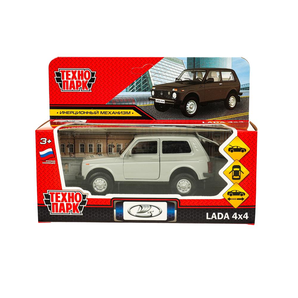 Машина металлическая Лада 4x4, 12 см, темно-серый Технопарк LADA4X4-12-GY (72)