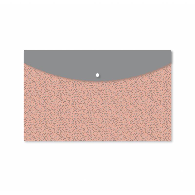 Папка-конверт на кнопке Attache Fleur A4+ пластиковая 180 мкм (6 штук в уп) 1291257
