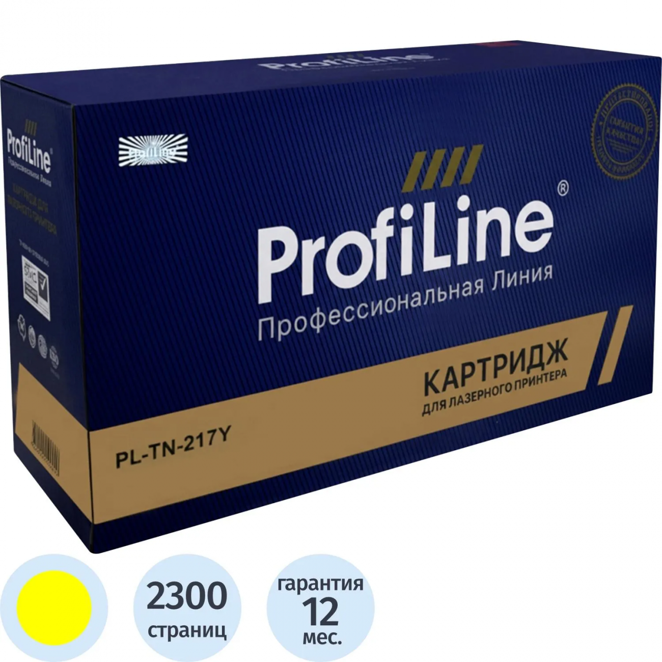 Тонер-картридж Profiline TN-217Y жел.пов.емк. д/Brother д/DCPL3550 2392644 PL_TN-217Y_Y
