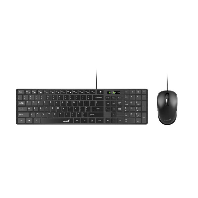 Набор клавиатура+мышь Genius SlimStar C126 (USB), Black (31330007402) 1576016