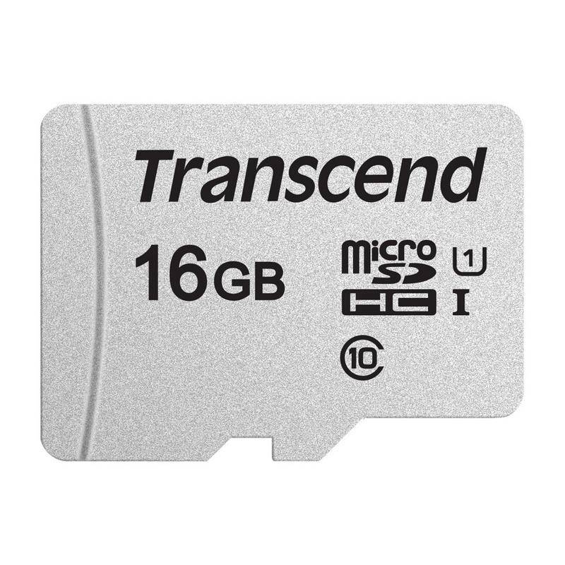 Карта памяти Transcend micro SDHC 16 Gb Class 10 (TS16GUSD300S-A) 887552