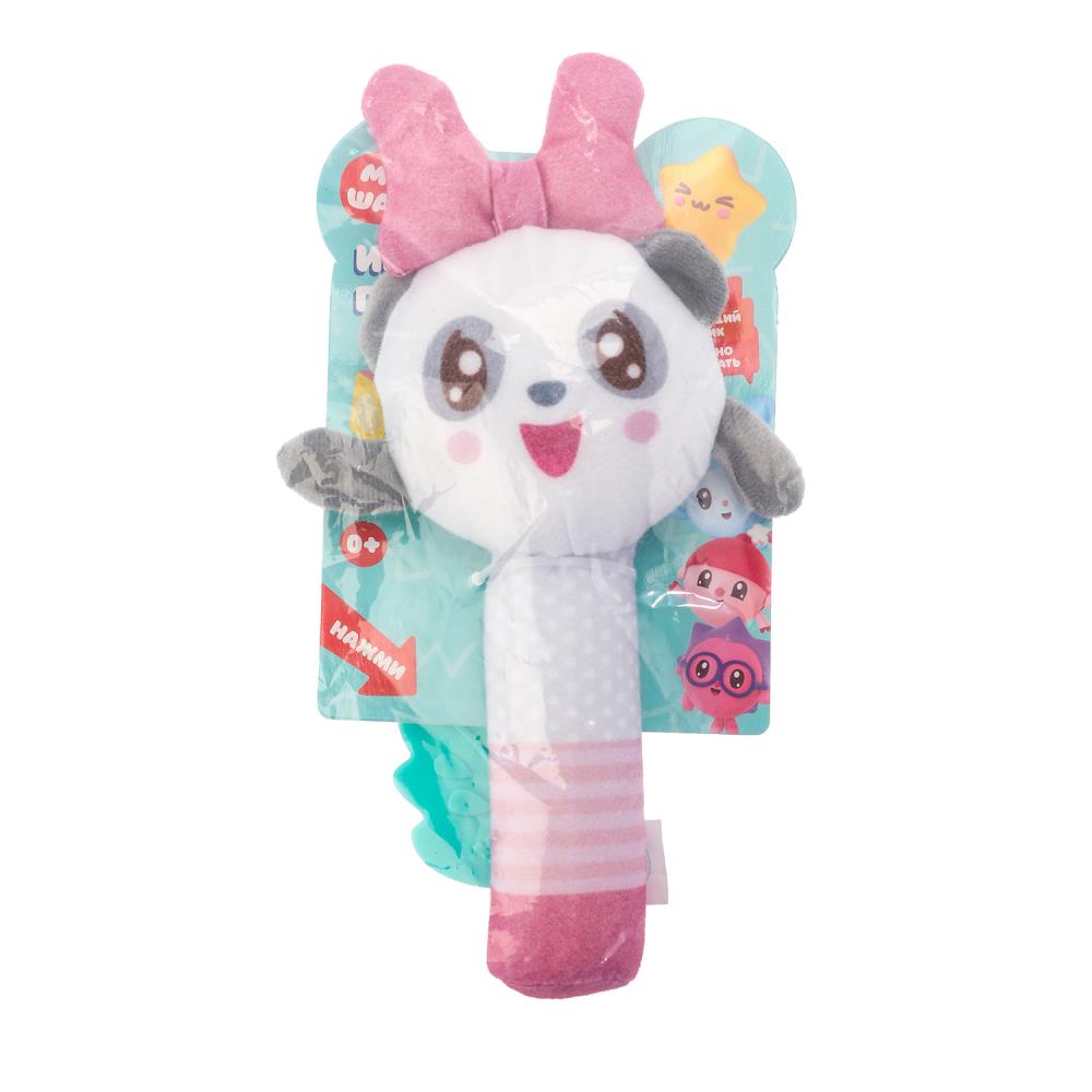 Текстильная погремушка - пищалка развивающая УМка UM-PAND-24