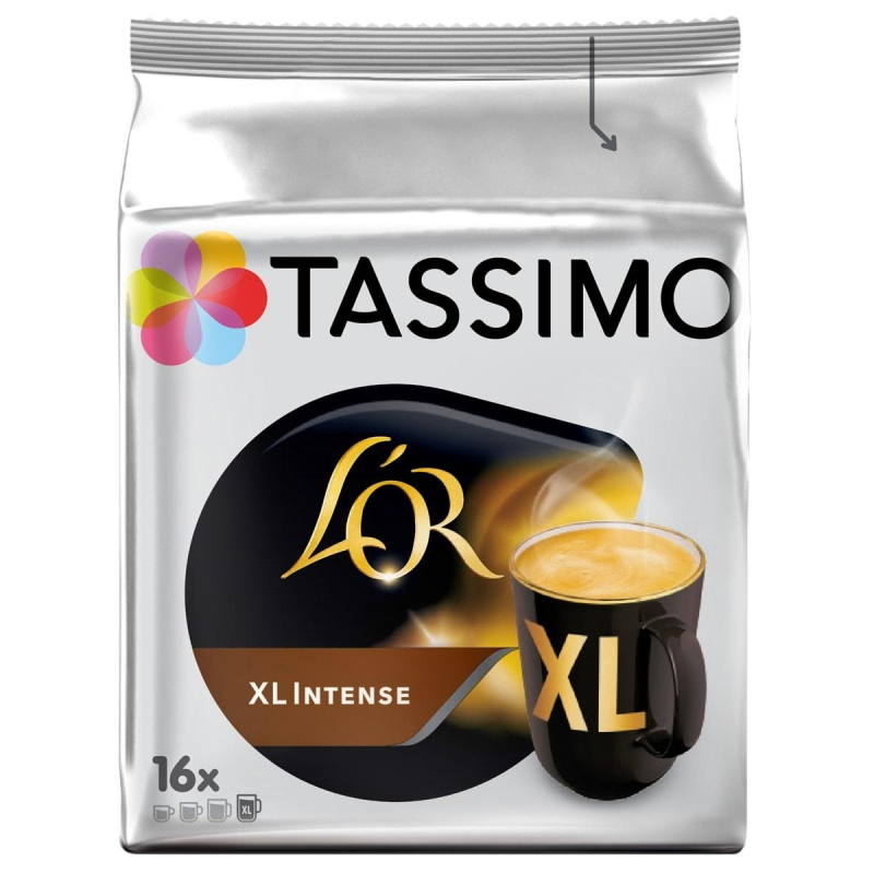 Кофе в капсулах Tassimo L'OR XL Intense нат.жар.мол. 16кап/уп 1722023 4018636