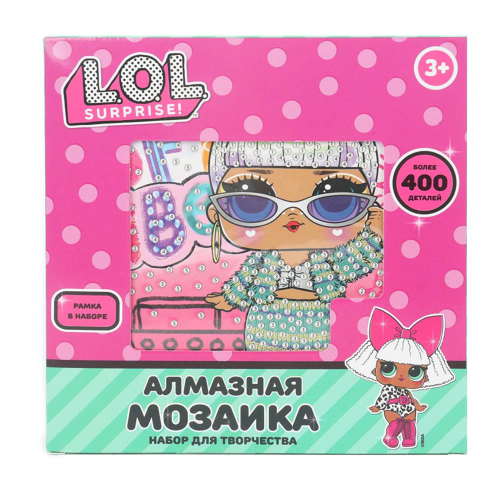 Алмазная мозаика "Лол", 15х15 см. MultiArt AM15X15-128618-LOL
