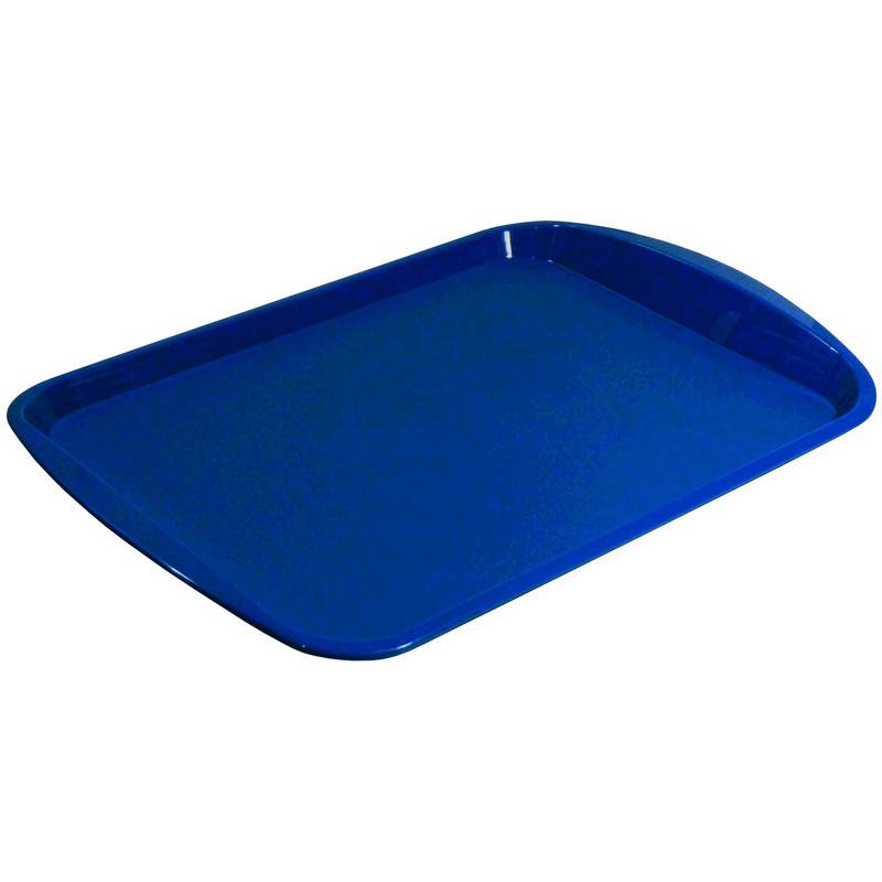 Поднос прямоугольный пластиковый Polar 470х330 мм синий 334102