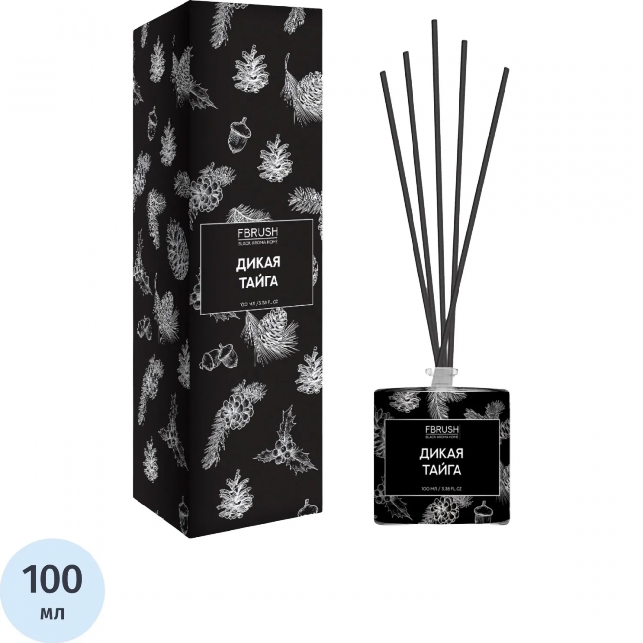 Аромадиффузор Дикая тайга 100 мл, DSB100-7 Fbrush 2246759