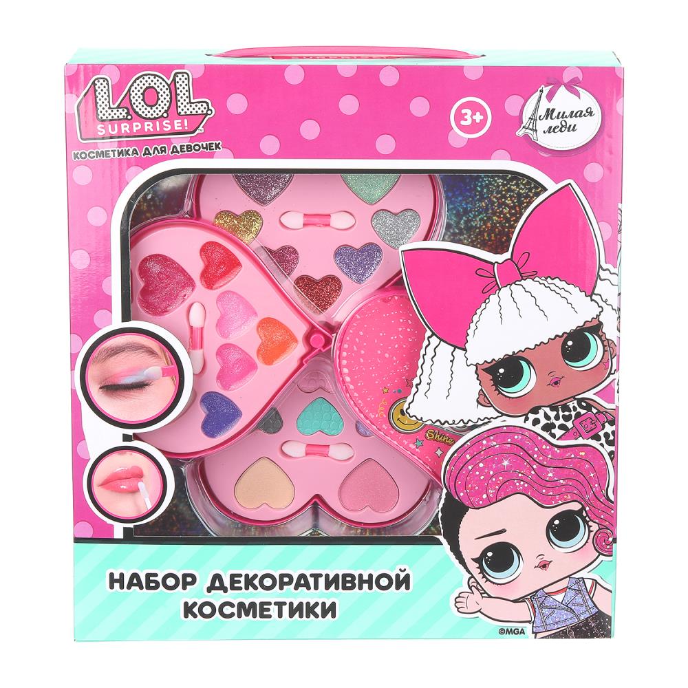 Косметика для девочек "Лол" тени для век, блеск для губ Милая леди 122885-LOL-ML-WOT