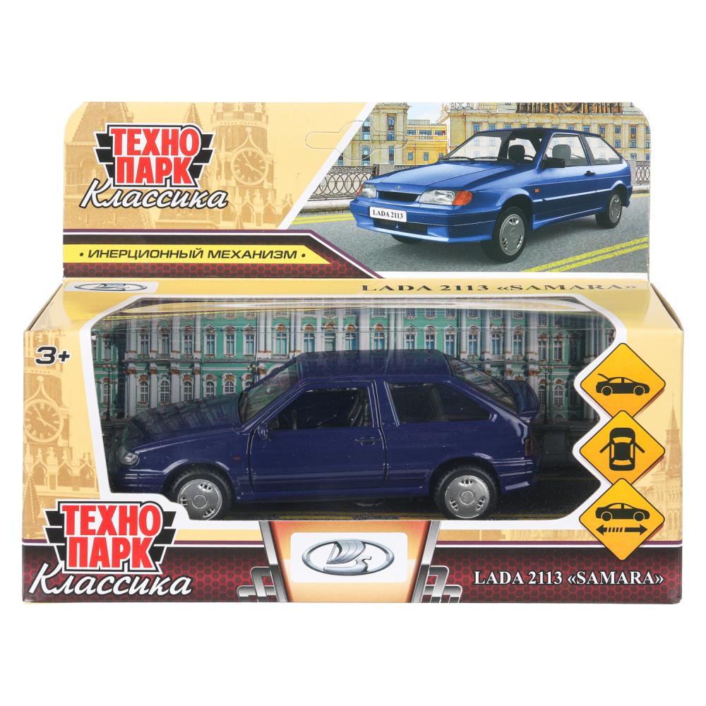 Машина металлическая "Ваз-2113", 12 см.темно-синий Технопарк 2113-12-BU2-WOD
