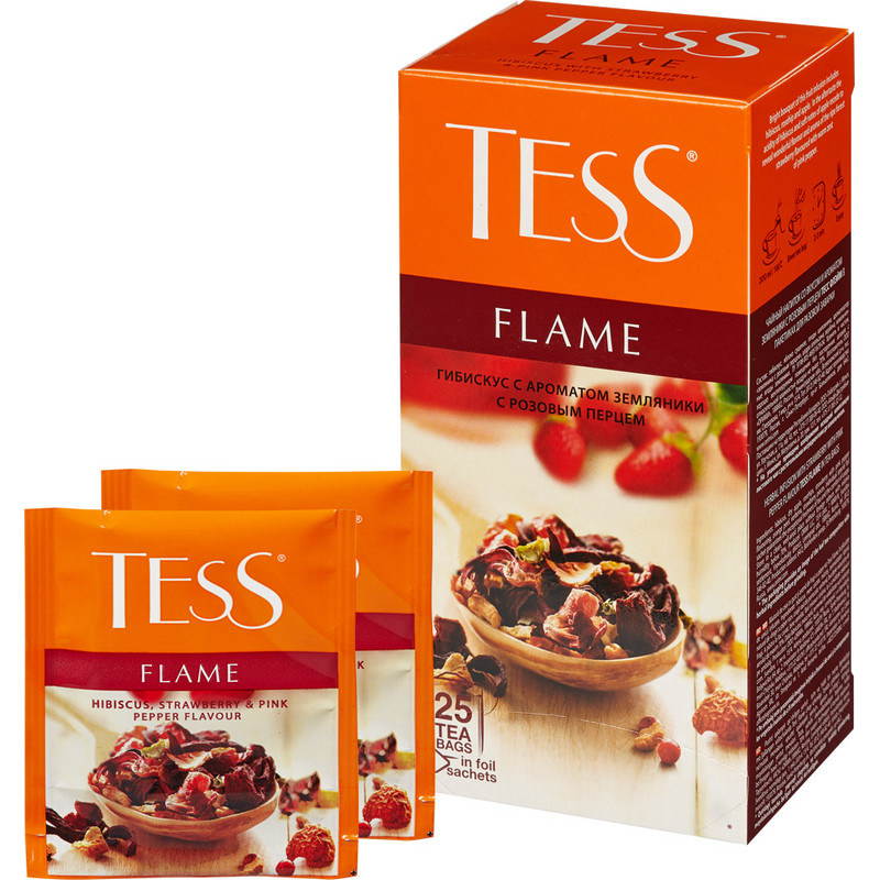 Чай TESS FLAME фруктовы 25пак 493168