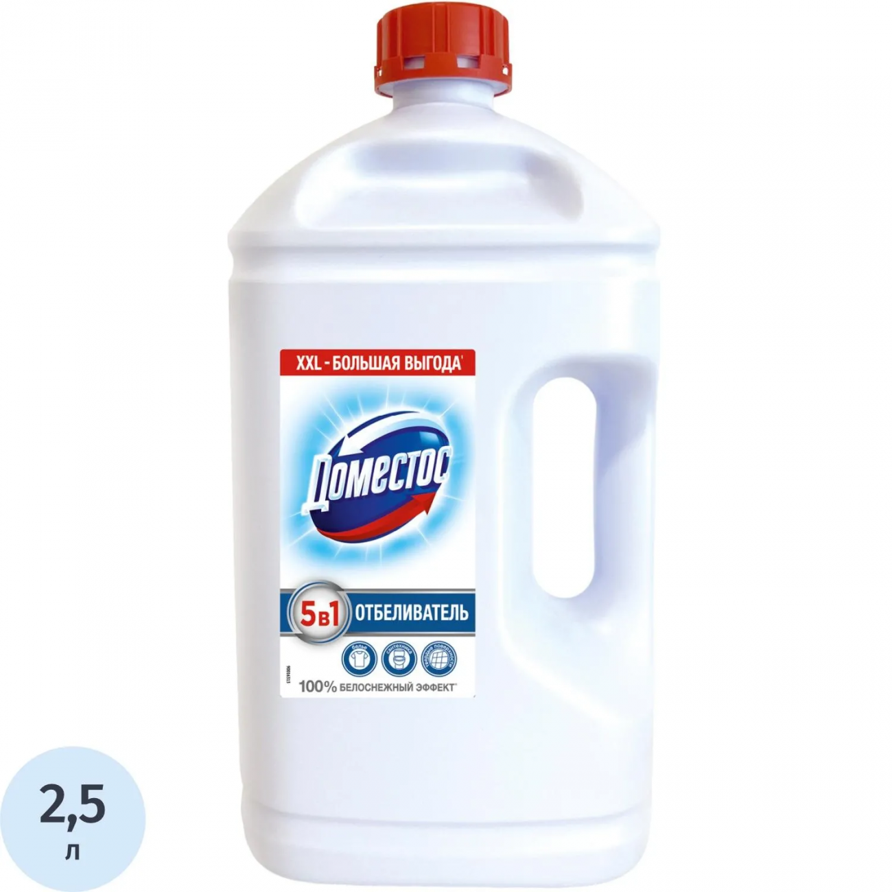 Средство д/сантехники универсальное Белоснежный 2,5л Domestos 2398103