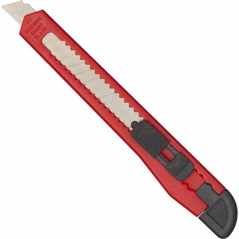 Нож канцелярский Attache с фиксатором (ширина лезвия 9 мм) 416328