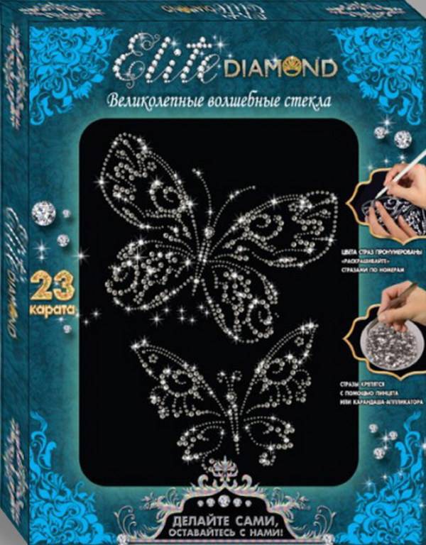 Набор для творчества "Elite Diamond" Бабочки Лапландия 45641