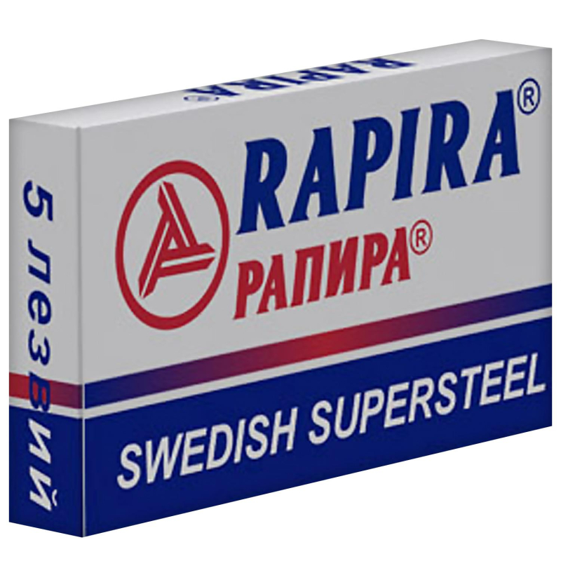 Сменные лезвия Rapira SWEDISH SUPERSTEEL д/Т-обр.станка 5шт/уп РК-05СС02 1646255