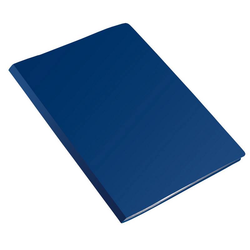 Папка с зажимом Attache Label А4 0.35 мм синяя (до 150 листов) 926647