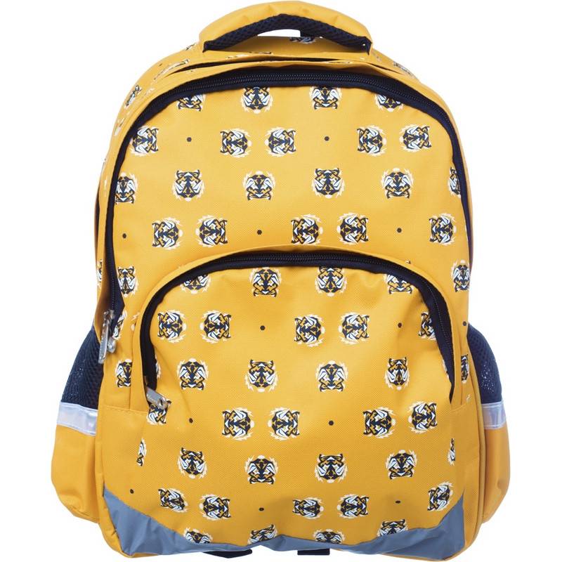 Рюкзак школьный №1 School Tigers желтый 1061340