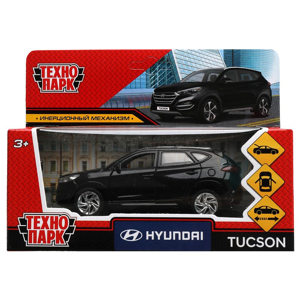 Машина металл Хюндай Тускон, 12 см, черный, Технопарк TUCSON-12-BK