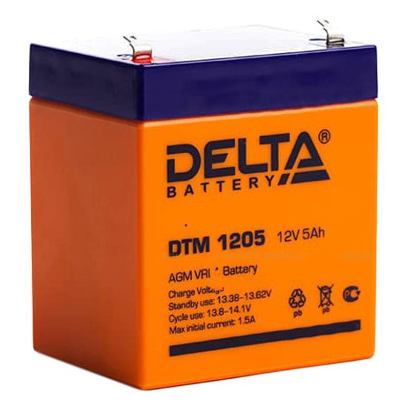 Аккумуляторная батарея Delta DTM 1205 (12V/5Ah)_D_K 705859