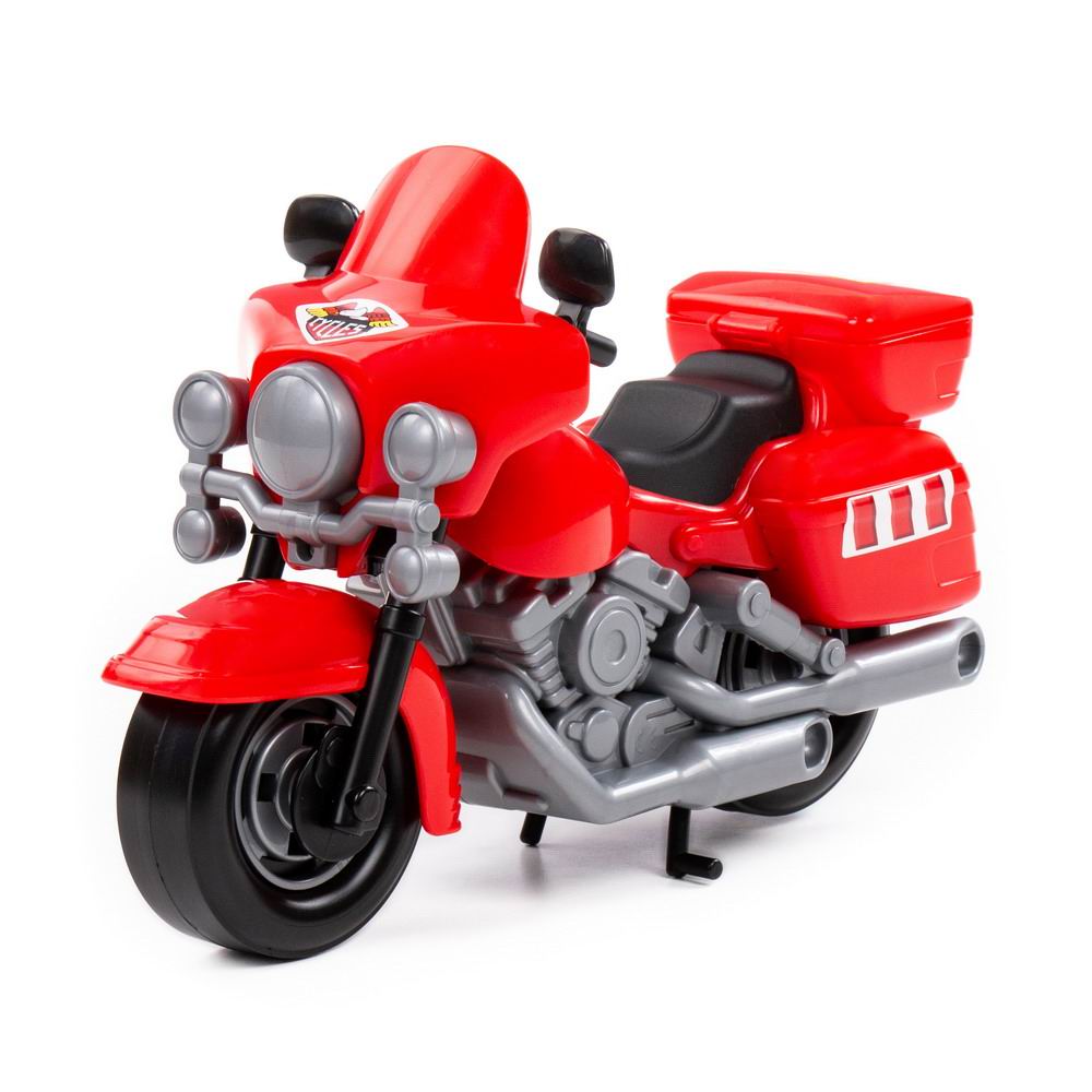 Мотоцикл Полесье полицейский "Харлей" красный, 27,5х12х19,5 см П-8947/красный