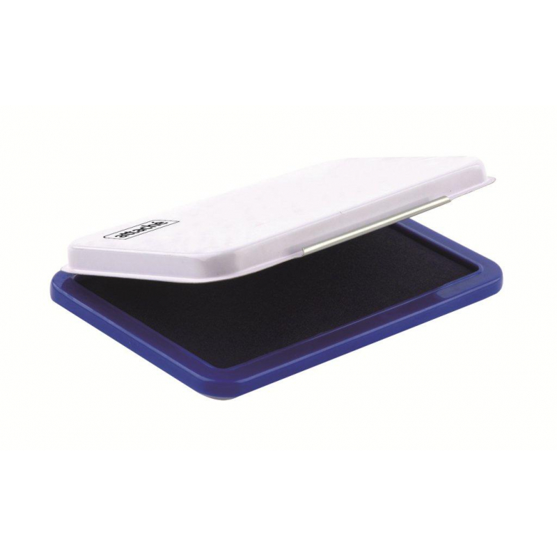 Подушка штемпельная настольная Attache синяя 68х101 см металл 1281776