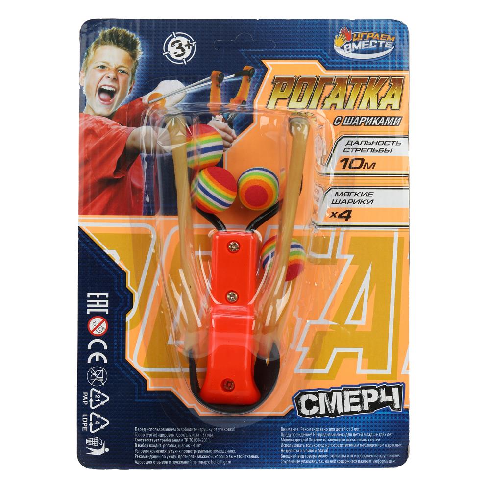 Рогатка с шариками, 19х26 см. Играем Вместе ZY1172457-R (192)