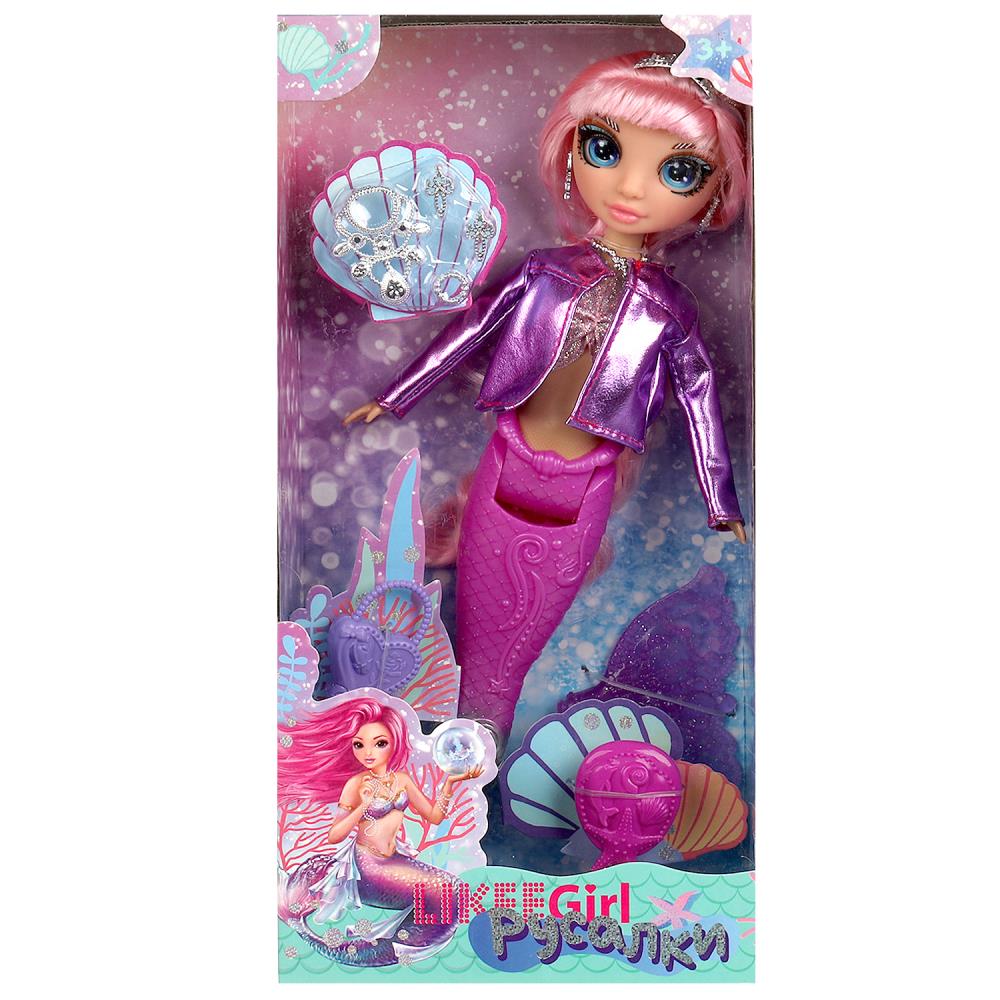 Русалка: реалистичные глаза, аксессуары, 32 см. Likee Girl LGM-H2-02-BB